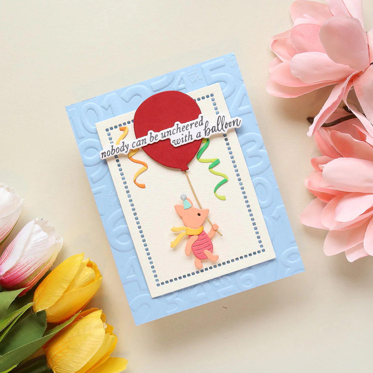 A Very Happy Birthday Sentiments Press Plate & Die Set - Image 14