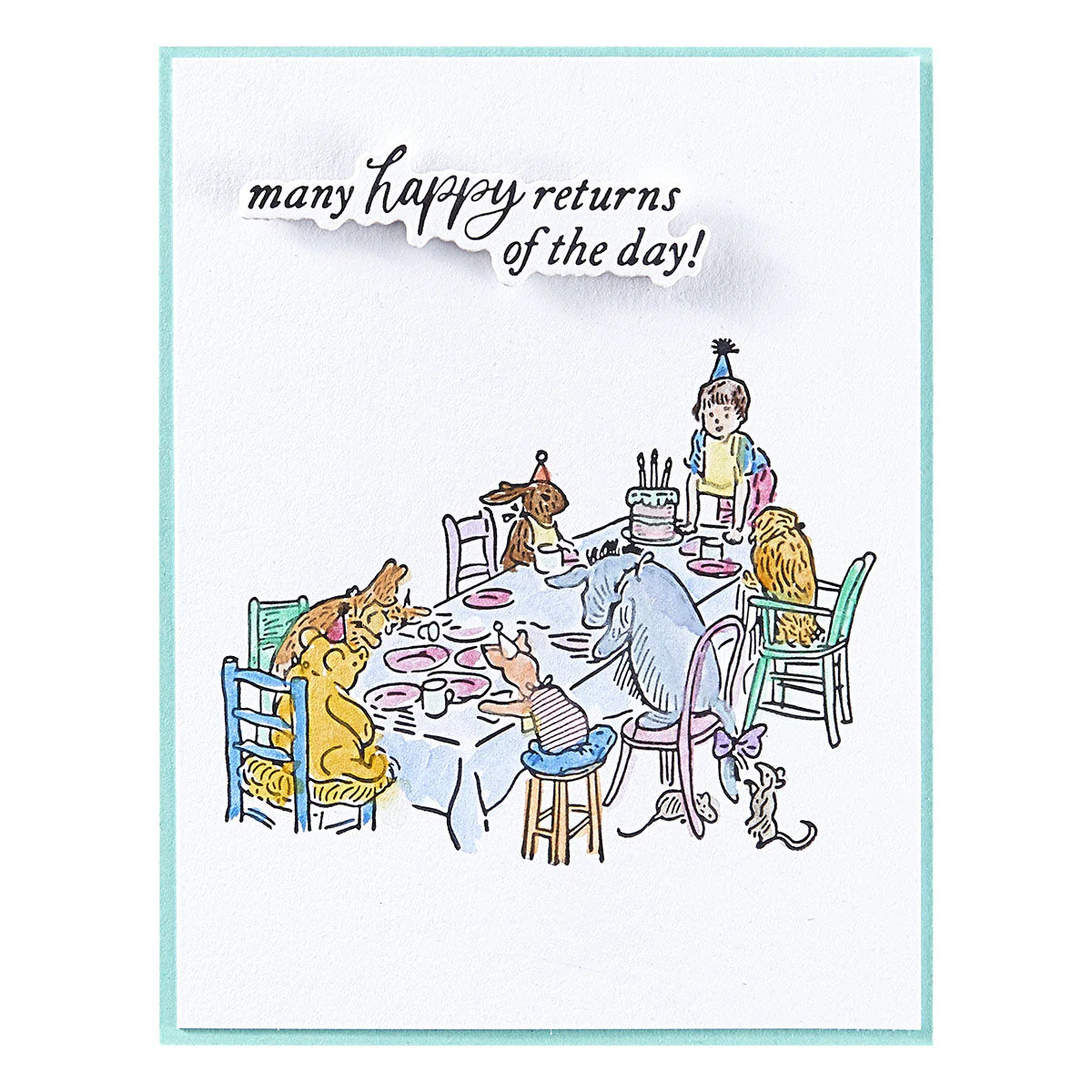 A Very Happy Birthday Sentiments Press Plate & Die Set - Image 16