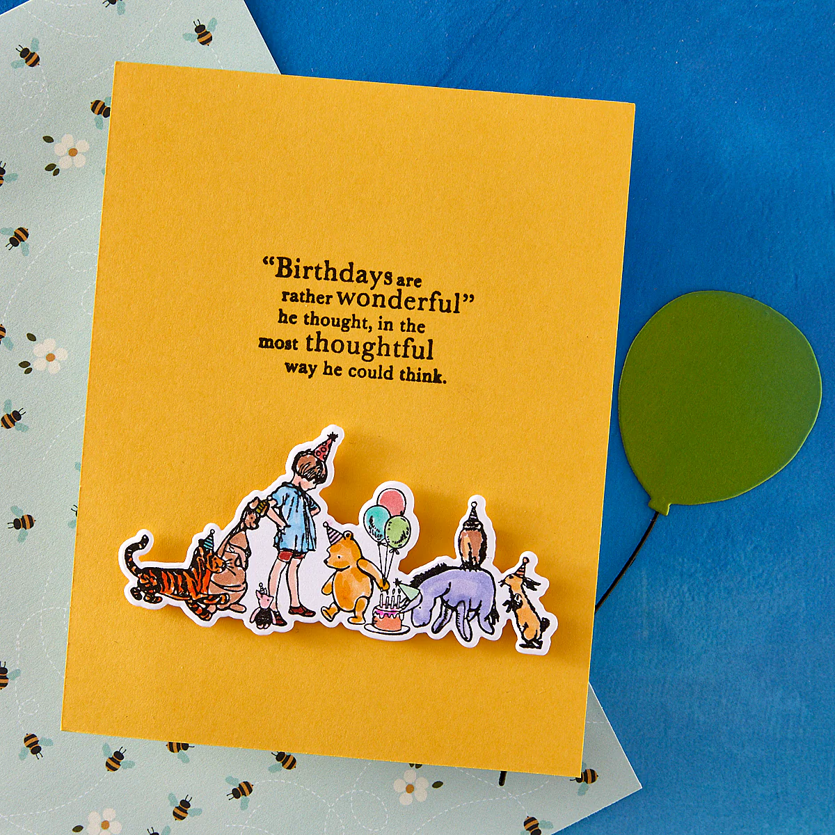 A Very Happy Birthday Sentiments Press Plate & Die Set - Image 2