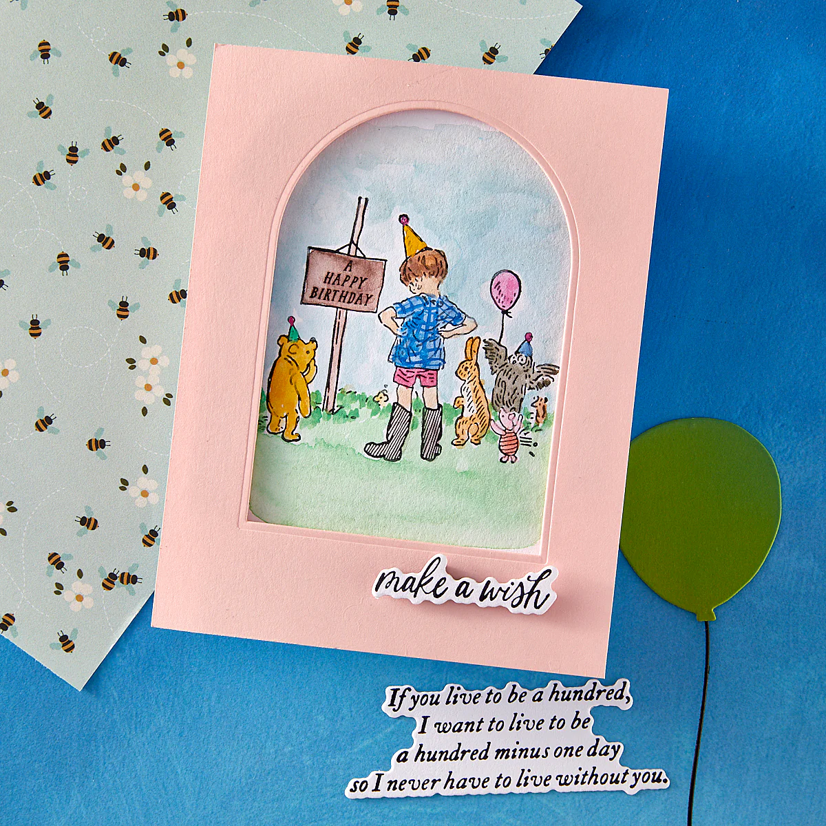 A Very Happy Birthday Sentiments Press Plate & Die Set - Image 7