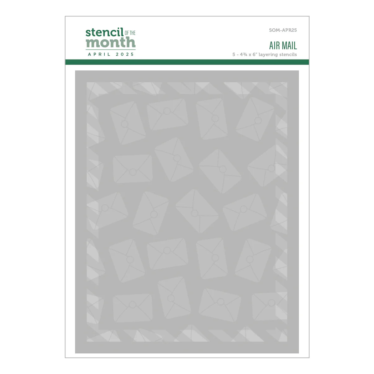 Air Mail - Stencil of the Month - Image 10