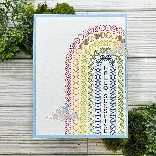 Arched Messages Registration Press Plate & Die Set from the Cheers to You Collection - Image 2