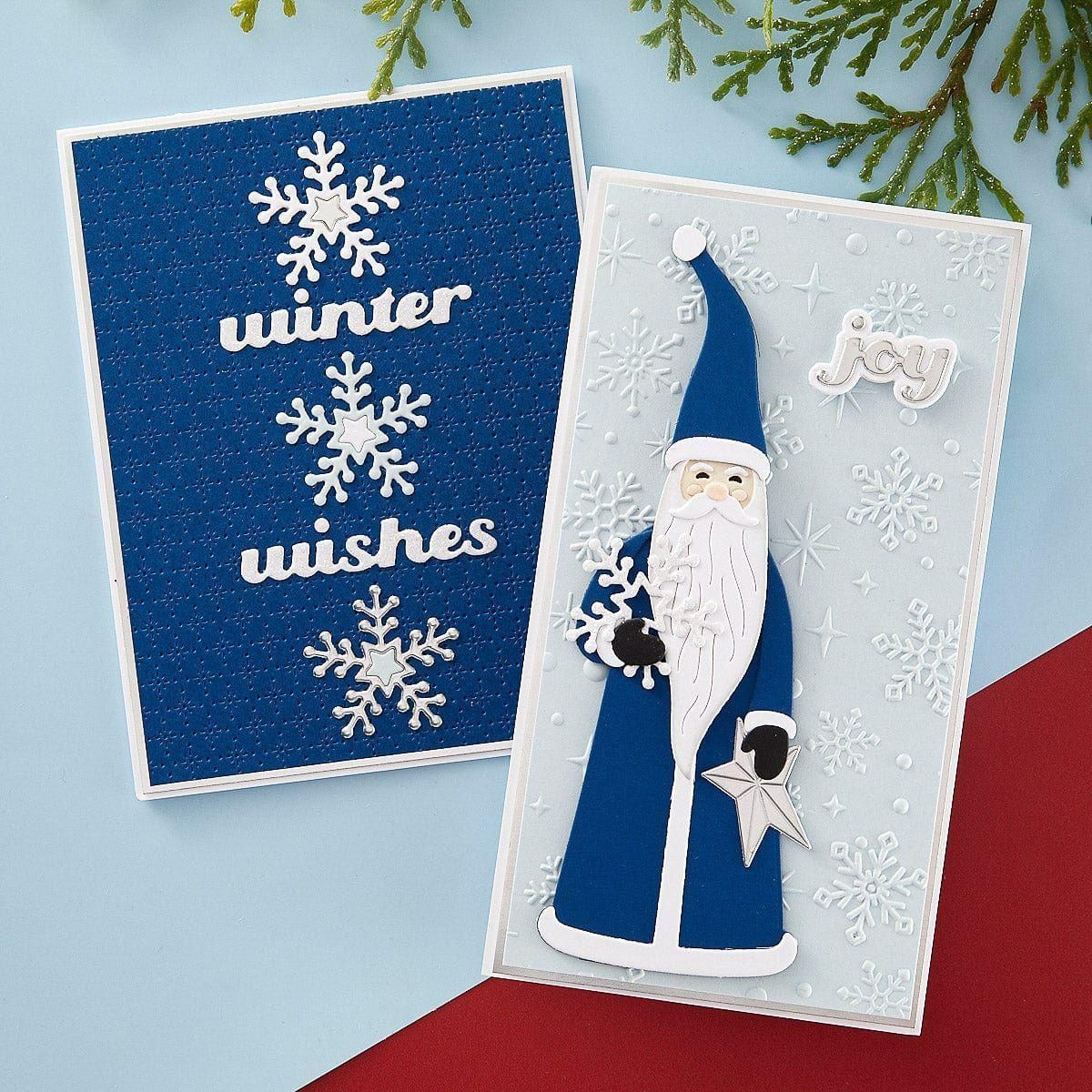 Christmas Greetings Etched Dies - Image 2