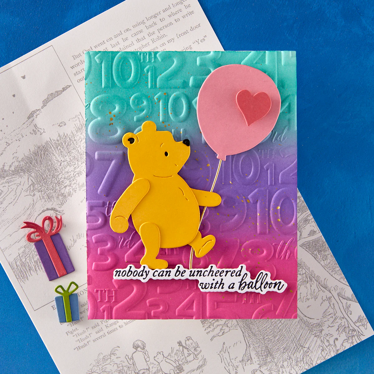 A Very Happy Birthday Sentiments Press Plate & Die Set - Image 8