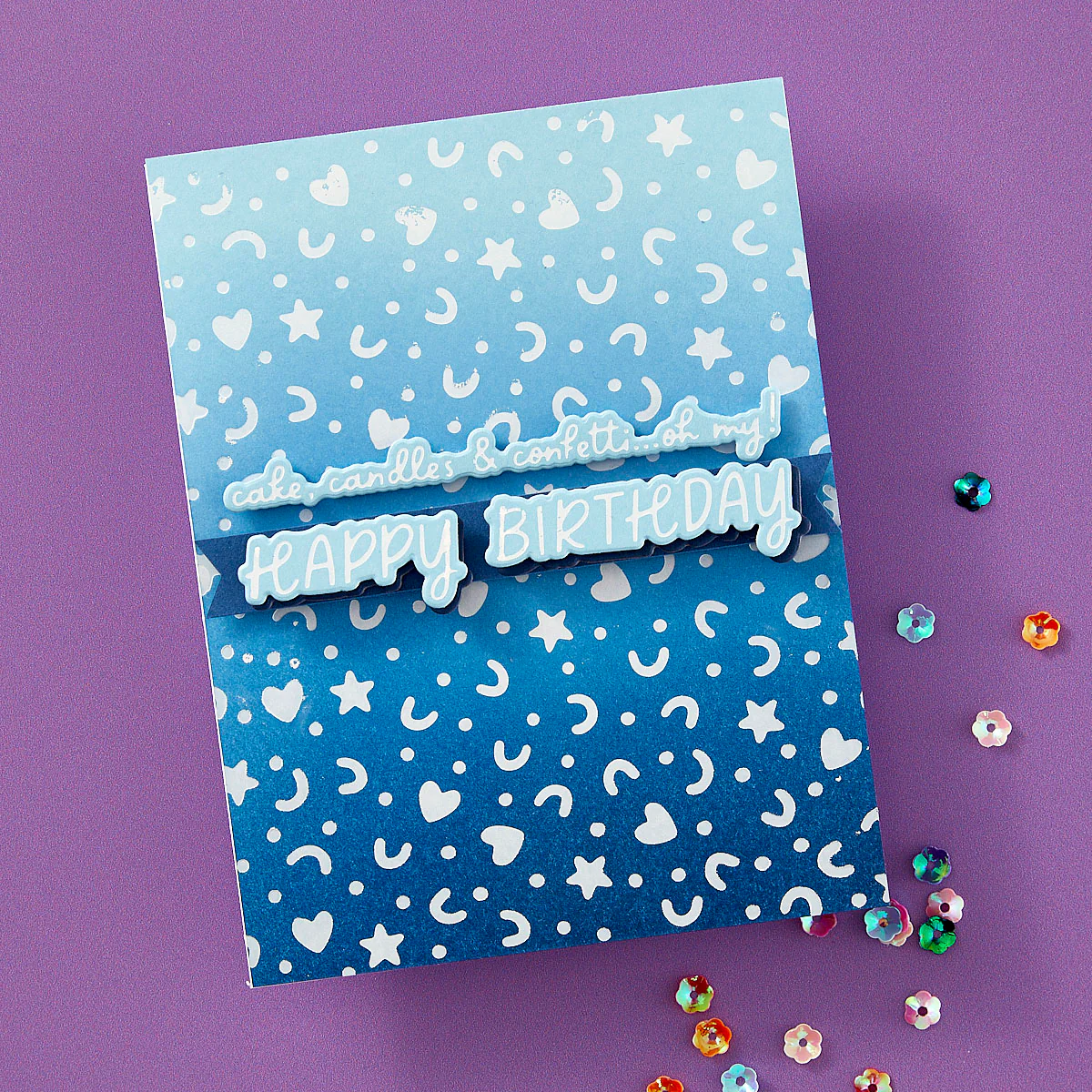 Confetti Burst - Glimmer Hot Foil Kit of the Month (Plates & Die Only) - Image 5