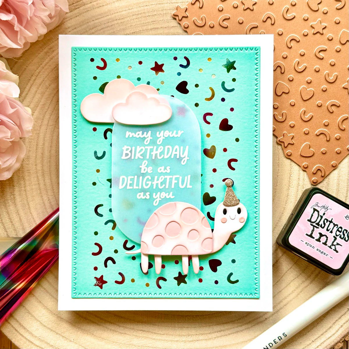 Confetti Burst - Glimmer Hot Foil Kit of the Month (Plates & Die Only) - Image 6