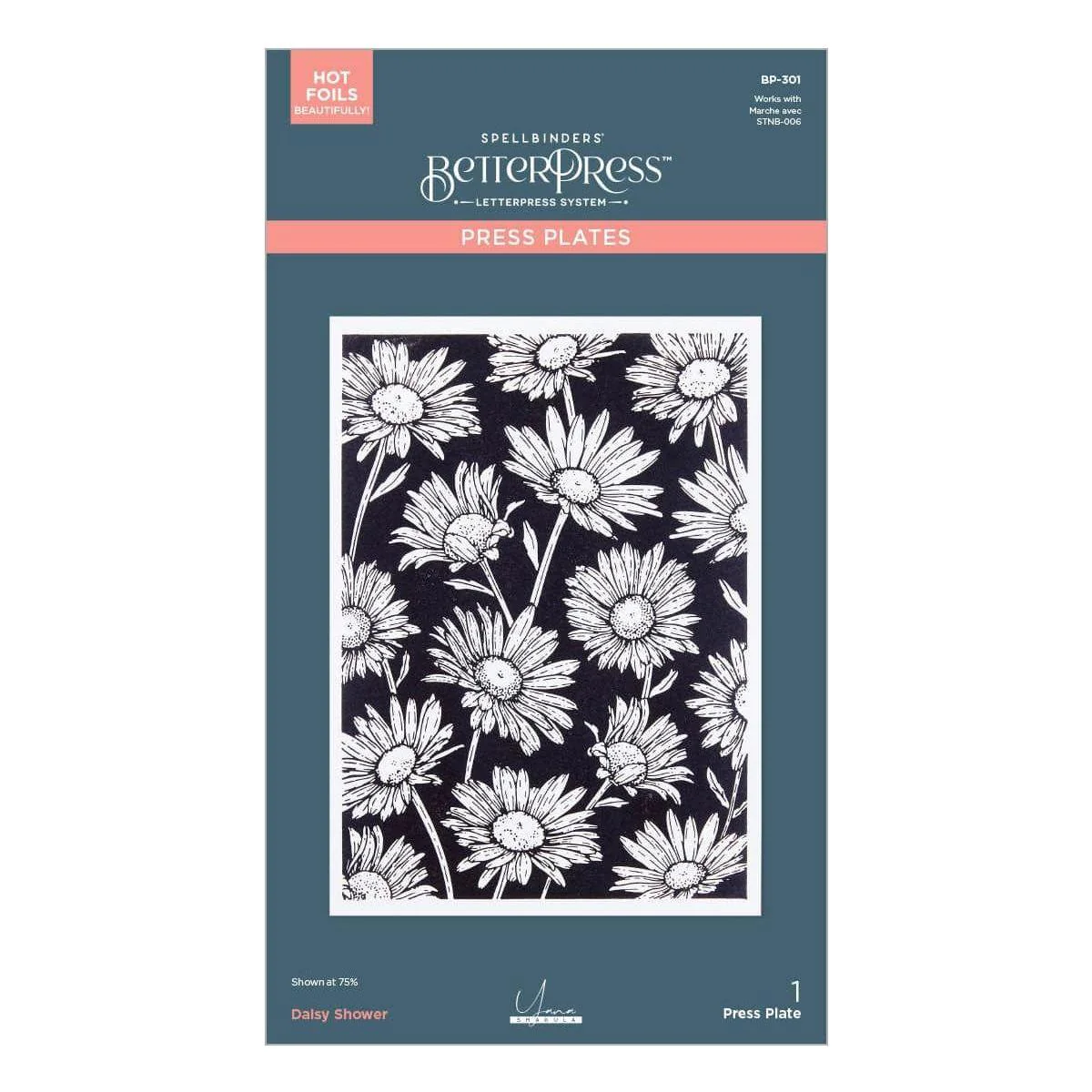 Daisy Shower Press Plate by Yana Smakula - Image 4