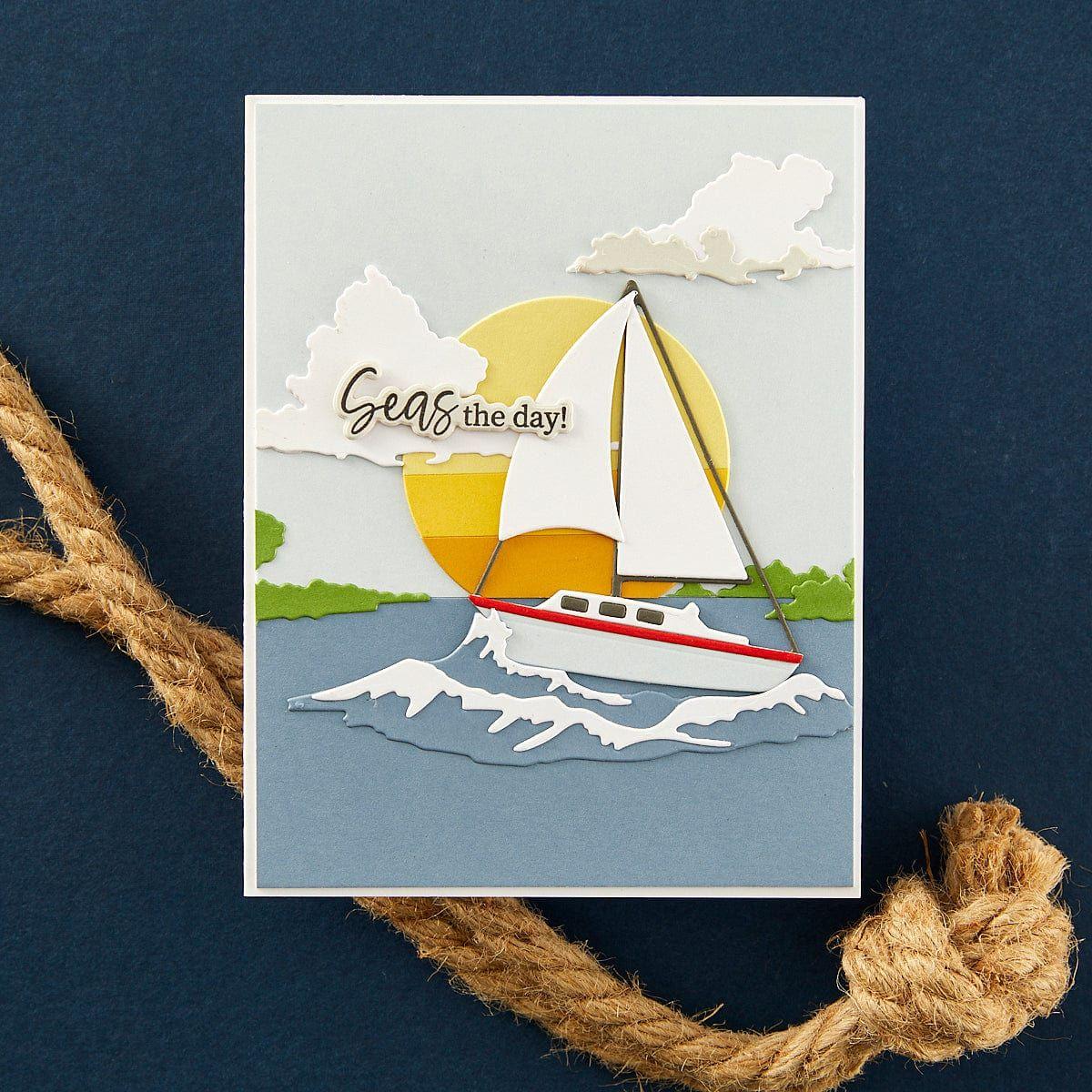 Fair Winds Sentiments Clear Stamp and Die Set by Dawn Woleslagle - Image 5