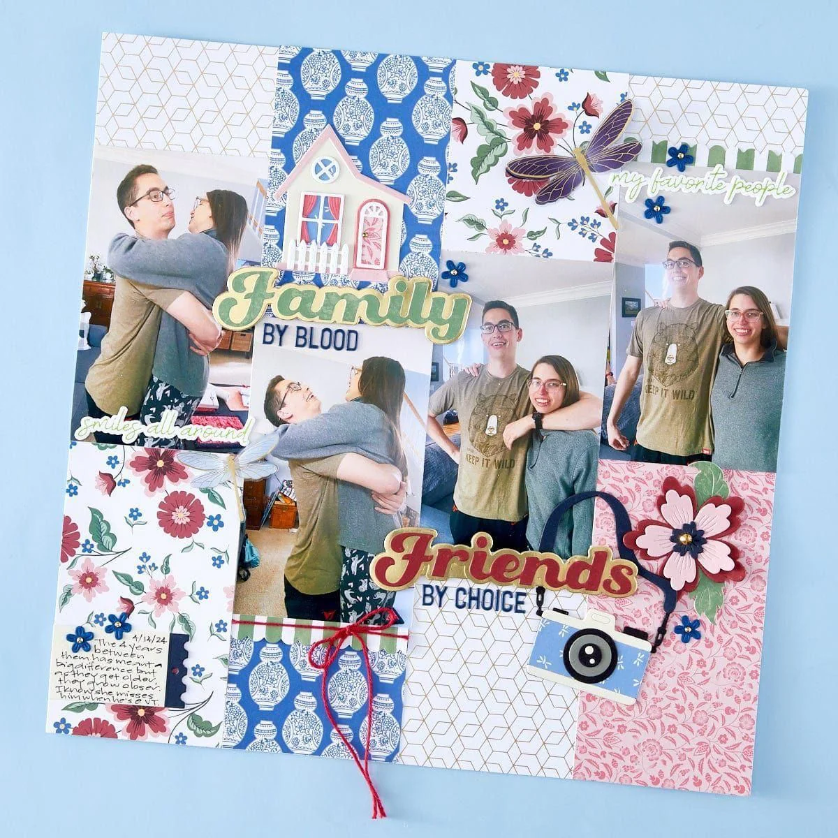 Family Sentiments Press Plate & Die Set from the Storytelling by Spellbinders Scrapbooking Collection - Image 2