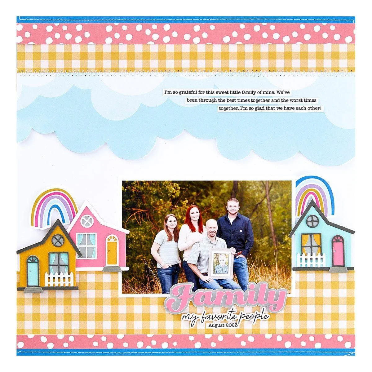 Family Sentiments Press Plate & Die Set from the Storytelling by Spellbinders Scrapbooking Collection - Image 6