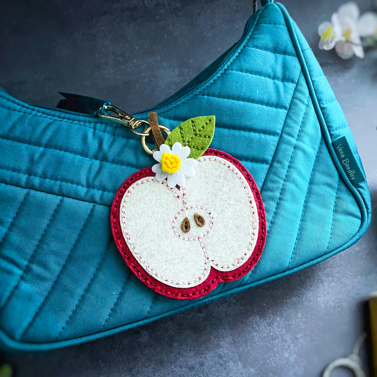 Felt Cheeky Apple Etched Dies by Nichol Spohr - Image 7