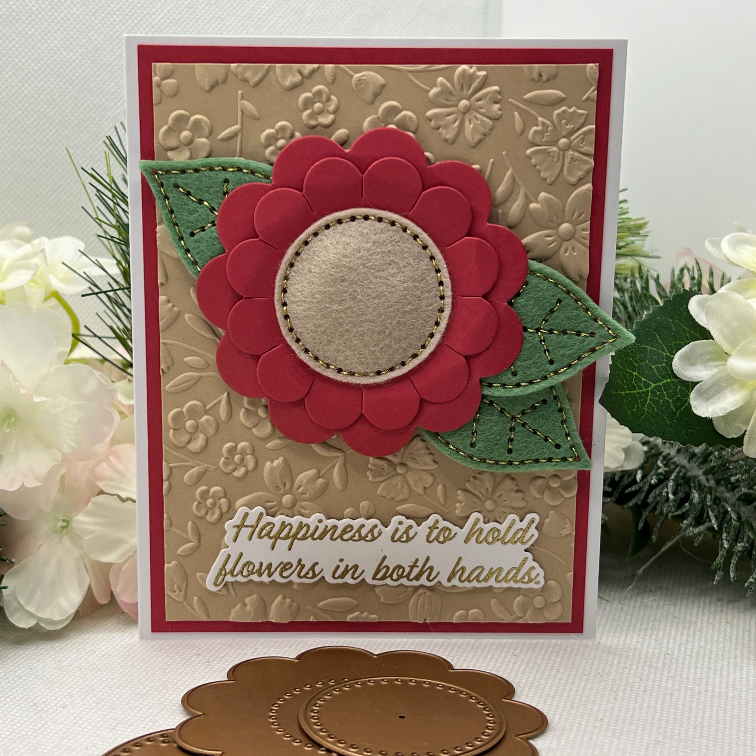 Felt Sunflower Bloom Etched Dies by Nichol Spohr - Image 6