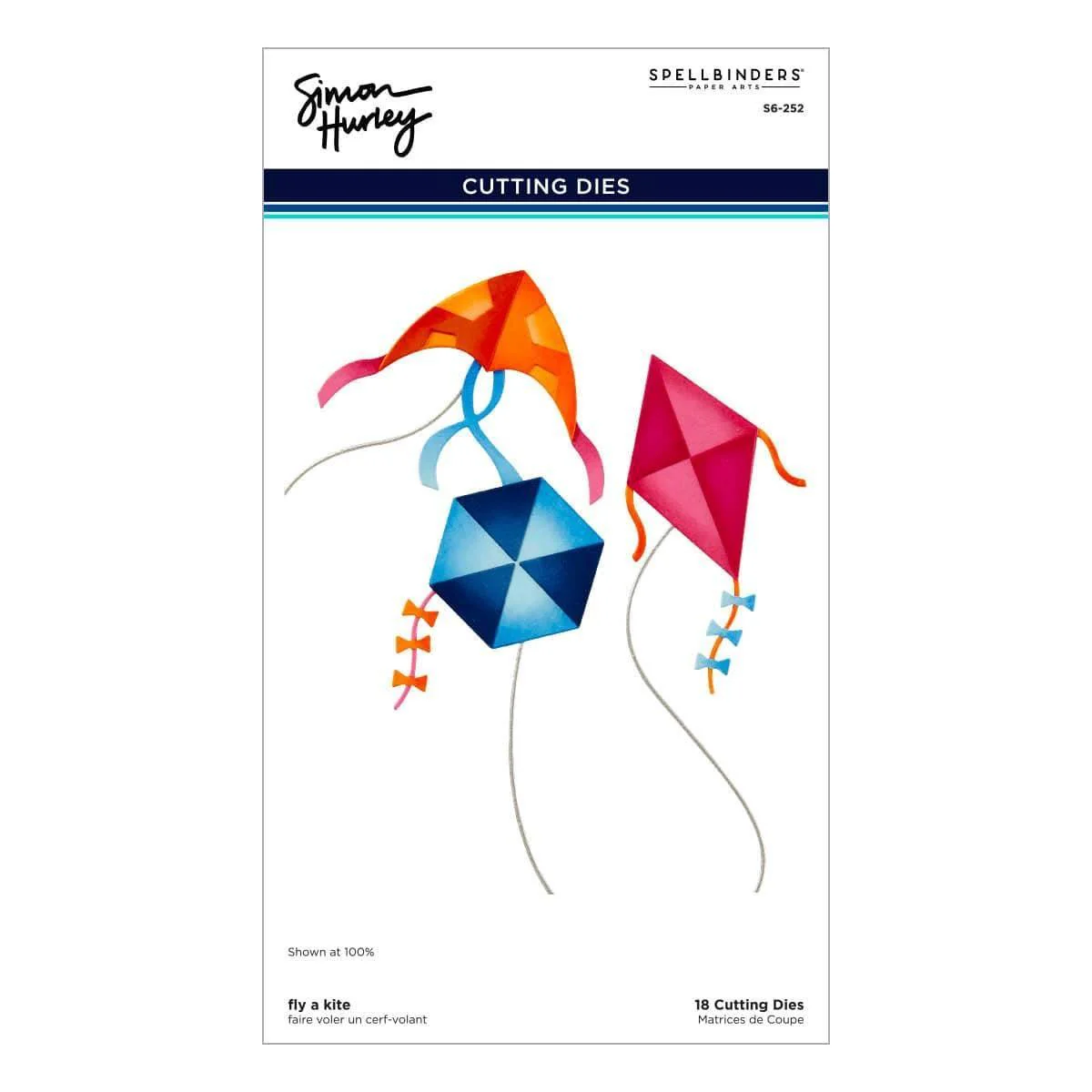 Fly a Kite Etched Dies from the Sky's the Limit Collection by Simon Hurley - Image 5