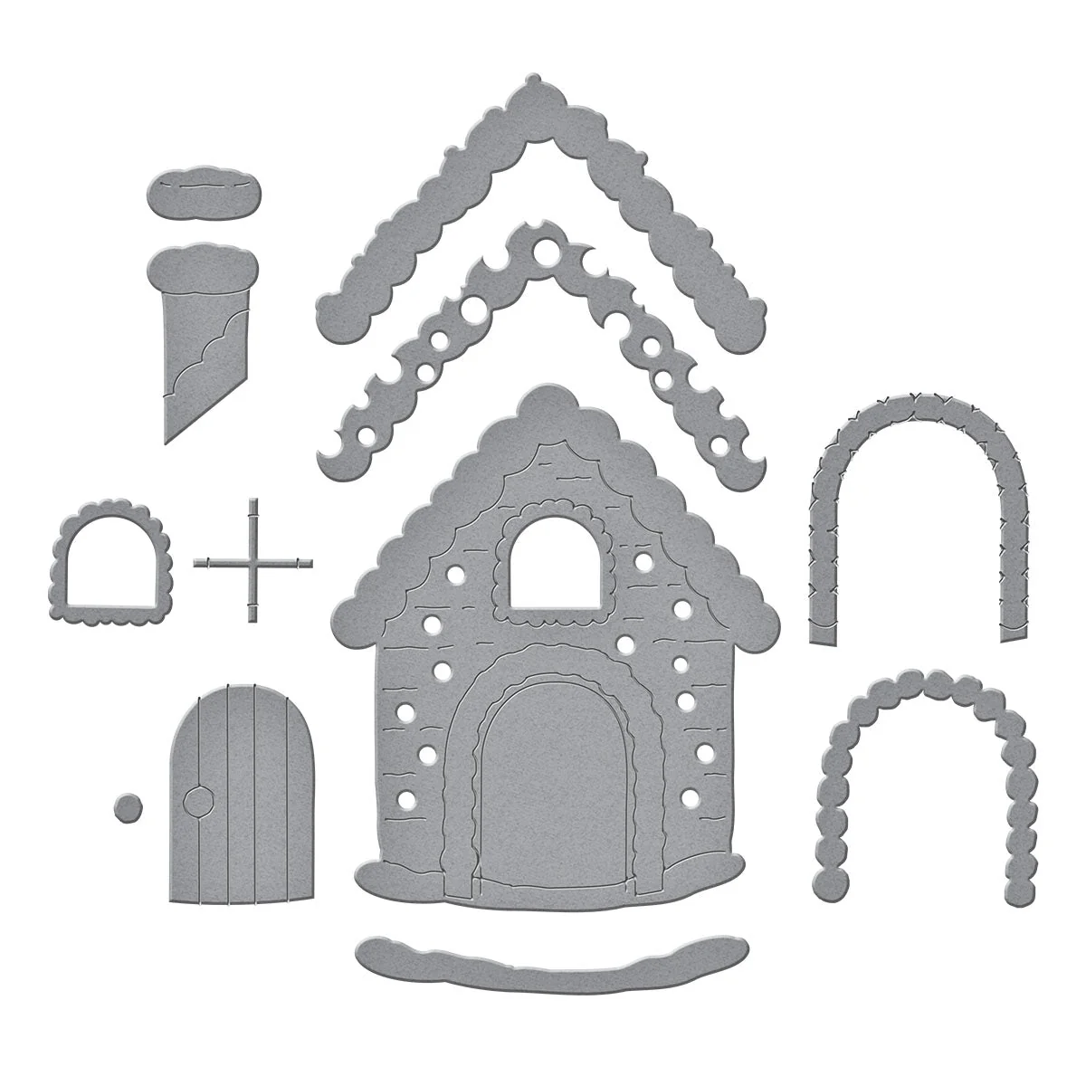 Gingerbread House Etched Dies by Stamperia - Image 2