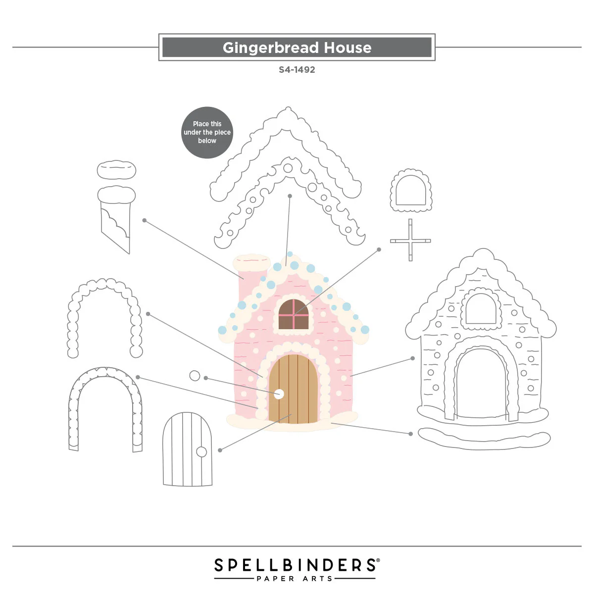 Gingerbread House Etched Dies by Stamperia - Image 5
