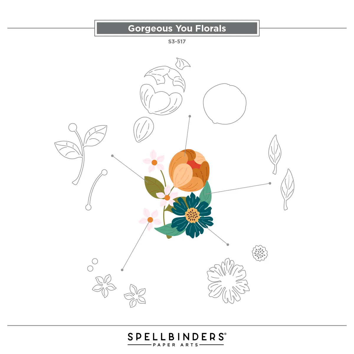 Gorgeous You Florals Etched Dies - Image 3
