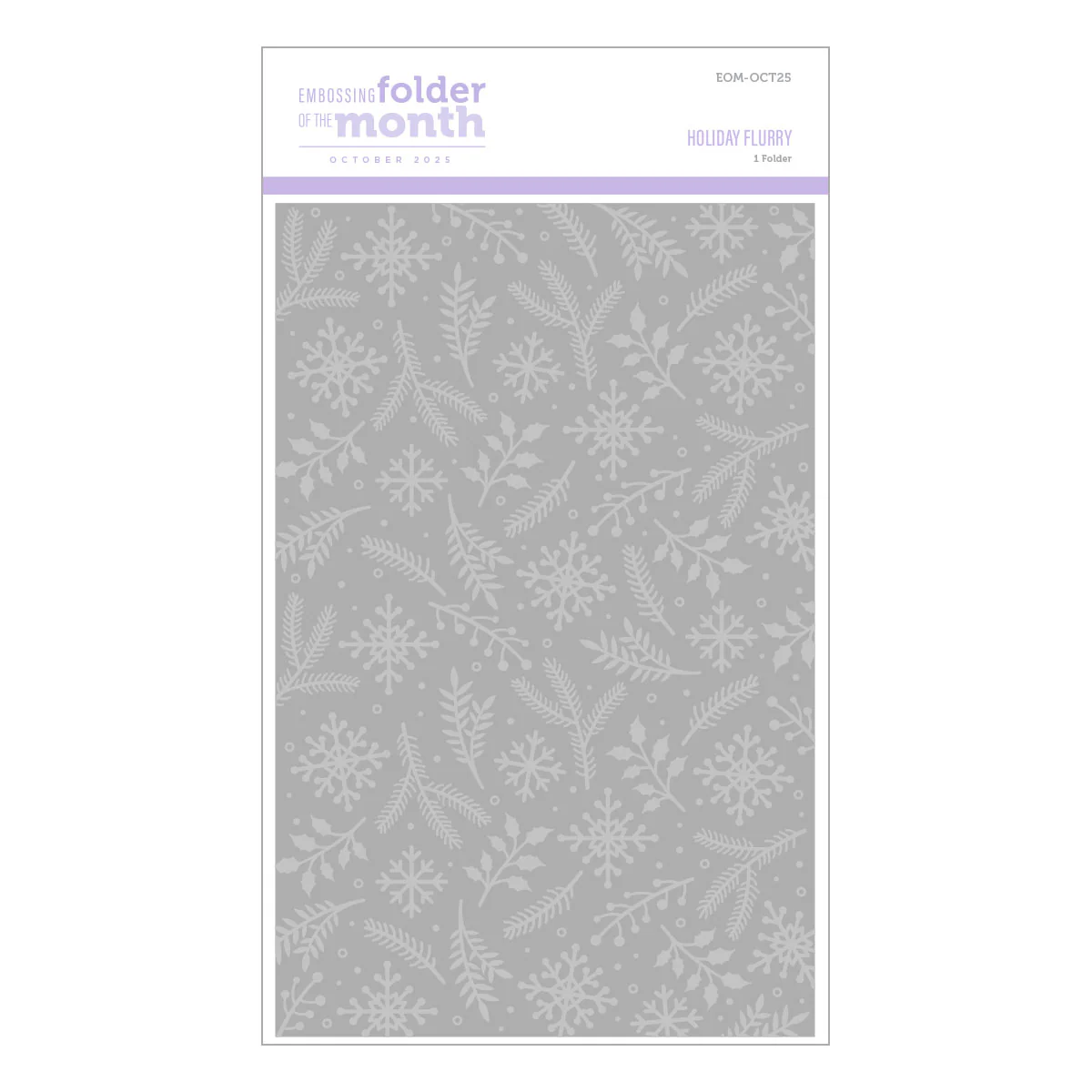 Holiday Flurry - Embossing Folder of the Month - Image 18
