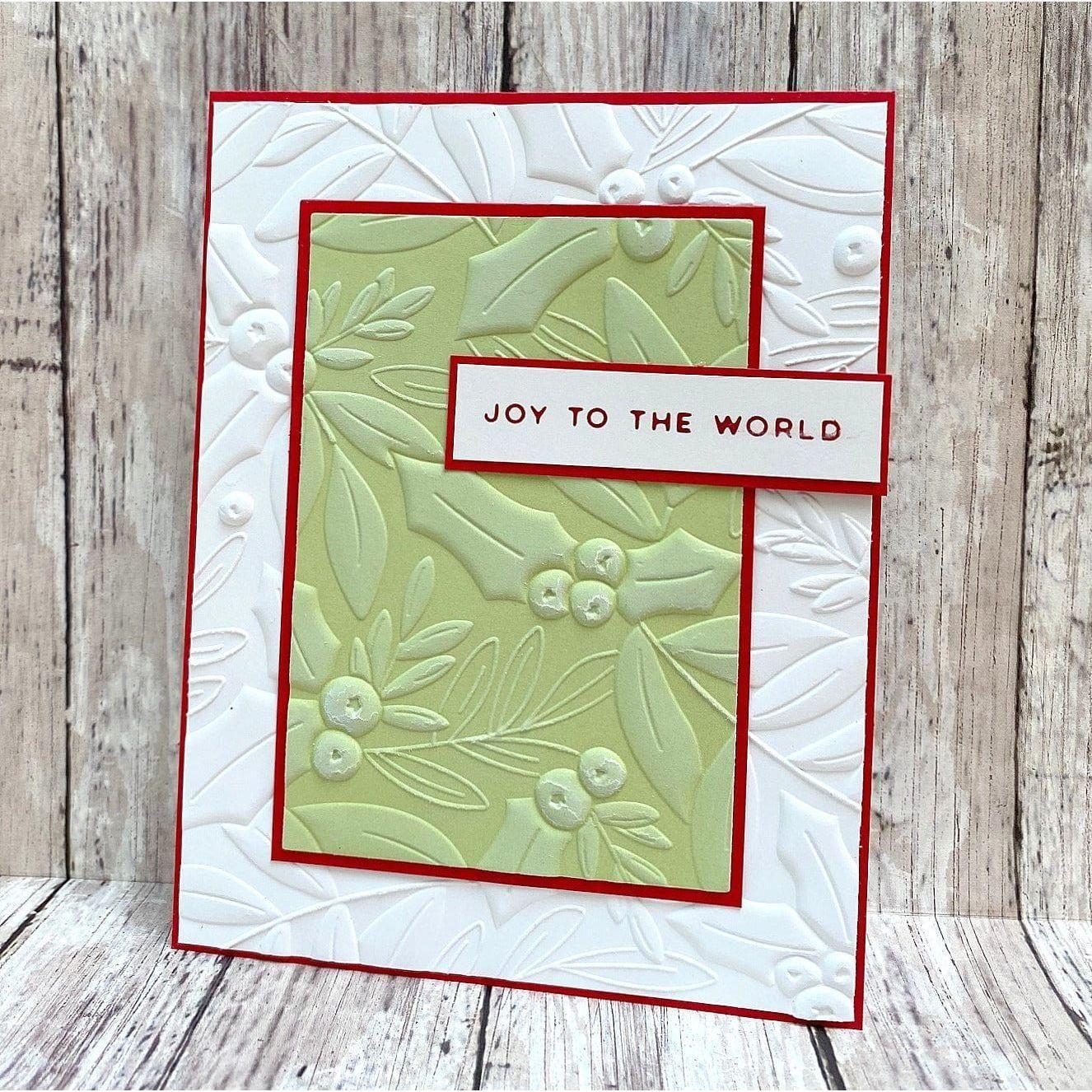 Holly & Foliage 3D Embossing Folder by Yana Smakula - Image 3