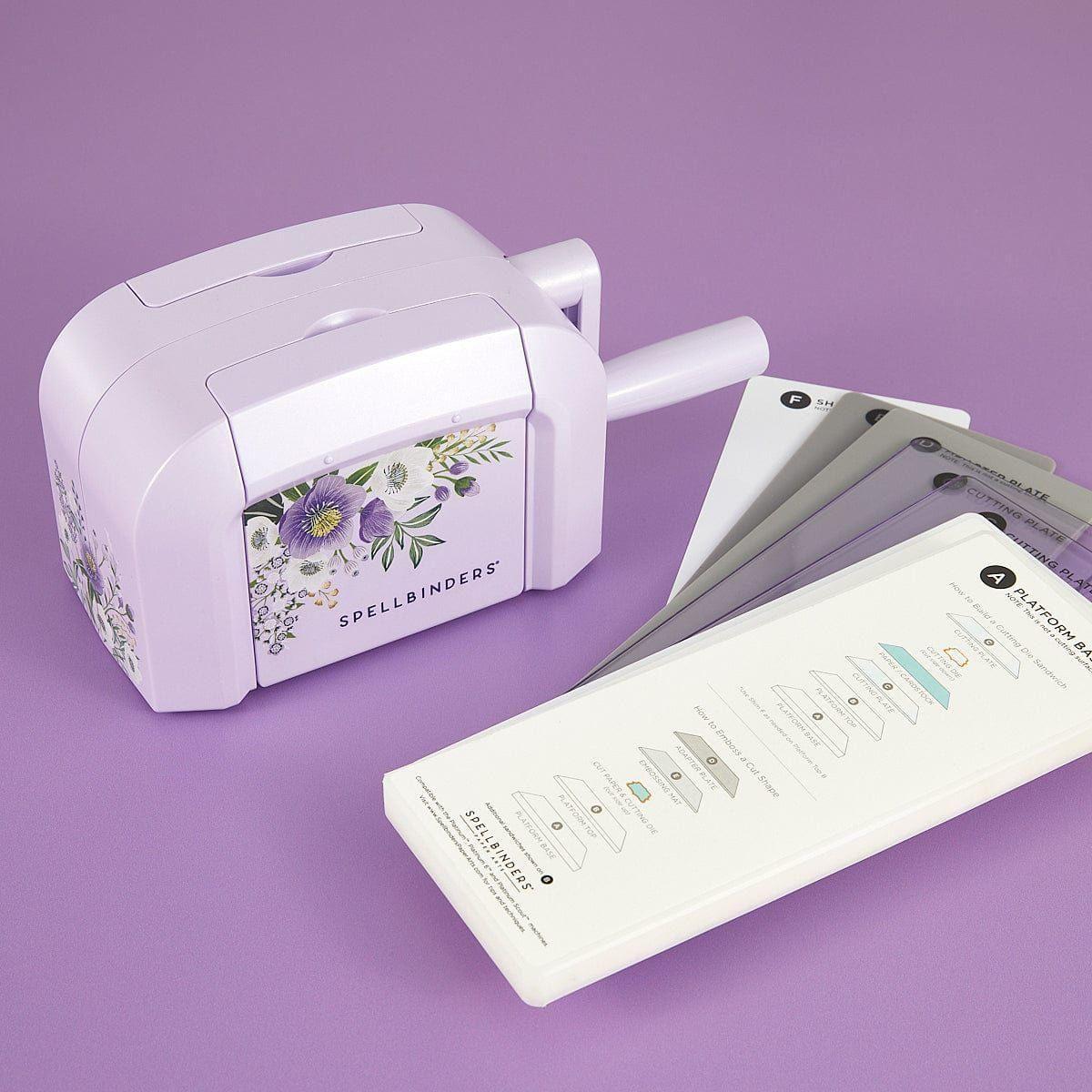 Exclusive Lilac Shimmer Platinum Scout Die Cutting & Embossing Machine - 3.5" Platform - Image 7