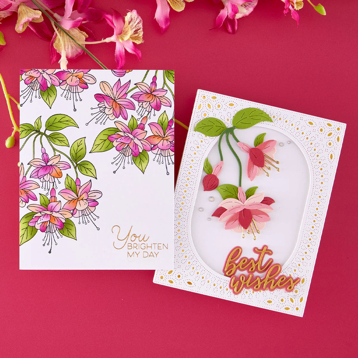 Magical Fuchsia Press + Foil Plate & Die Set by Alex Syberia Designs - Image 4