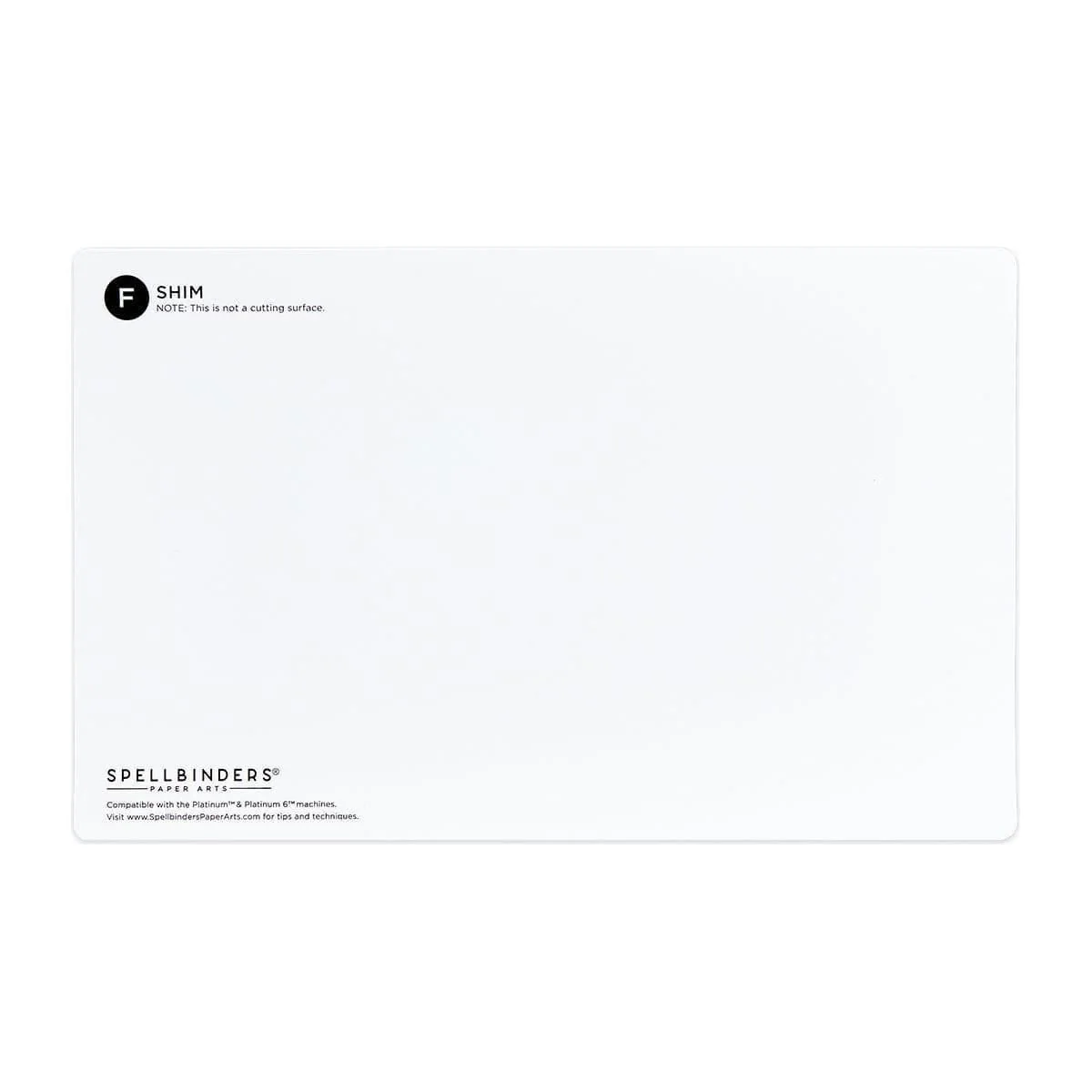 Mylar Shim (F) White 2-Pack