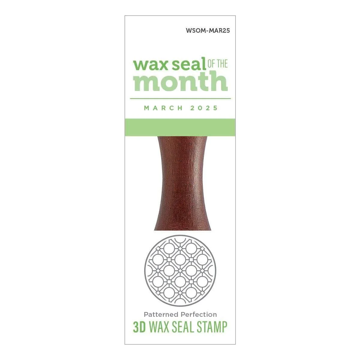 Patterned Perfection - Wax Seal of the Month (Seal Stamp Only) - Image 9