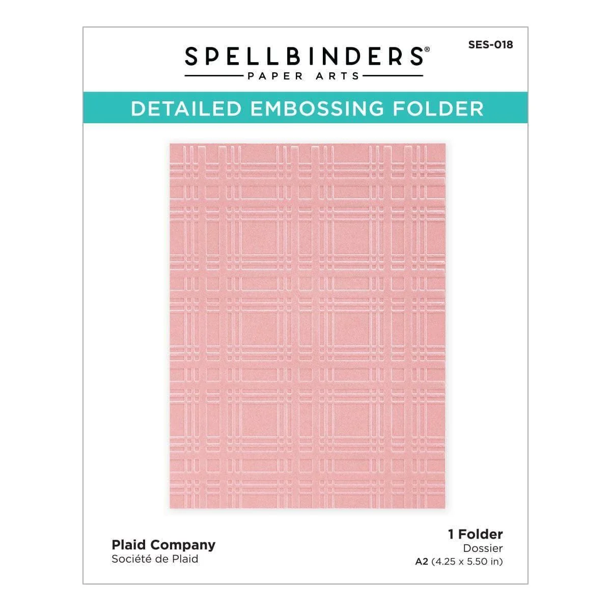 Plaid Company Embossing Folder - Image 9