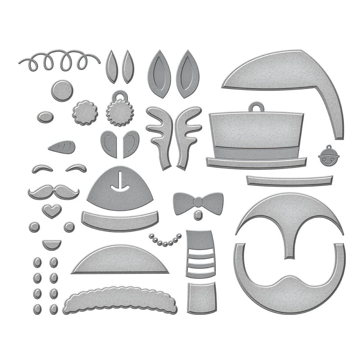 Santas Festive Circle Crew Etched Dies by Nichol Spohr - Image 9