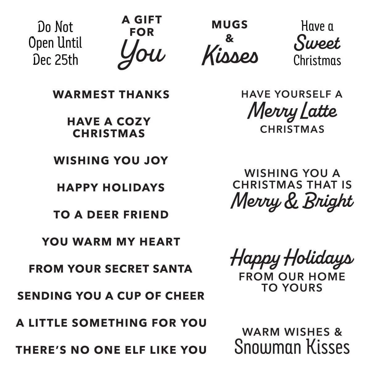 Santas Sippin Sayings Clear Stamp Set by Nichol Spohr - Image 6