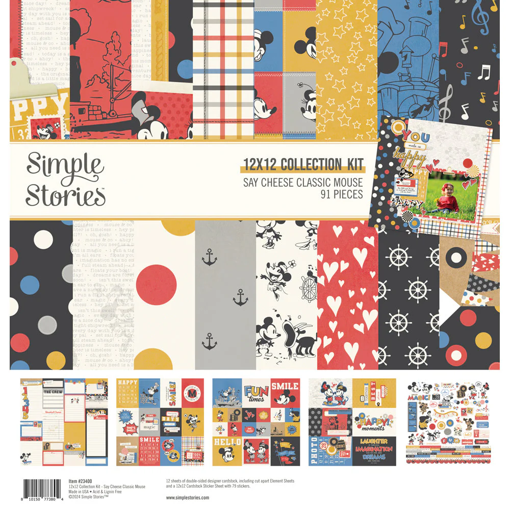Simple Stories Say Cheese Classic Mouse - Collection Kit