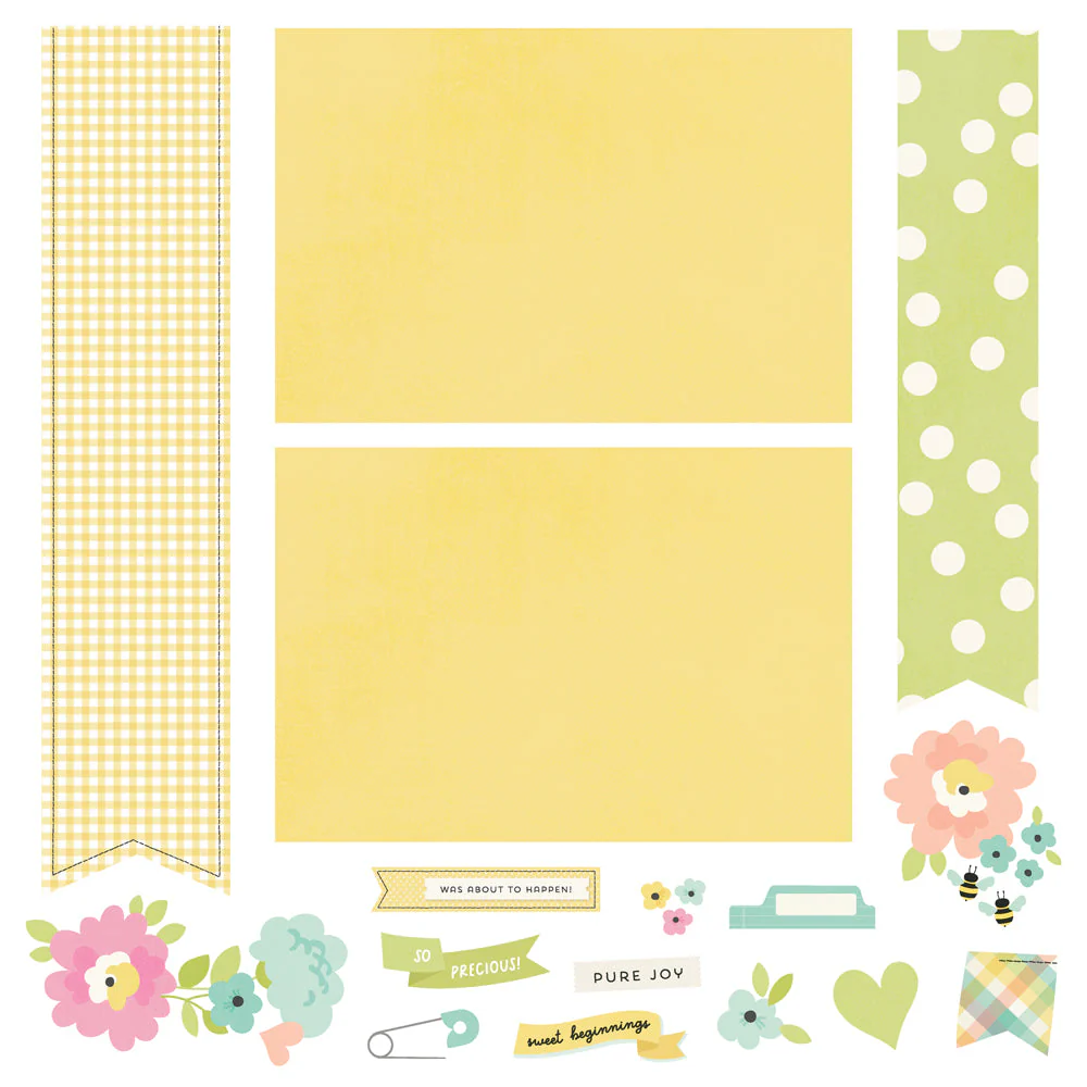 Simple Stories Say Cheese Classic Pooh Baby Simple Pages Page Kit - Image 3