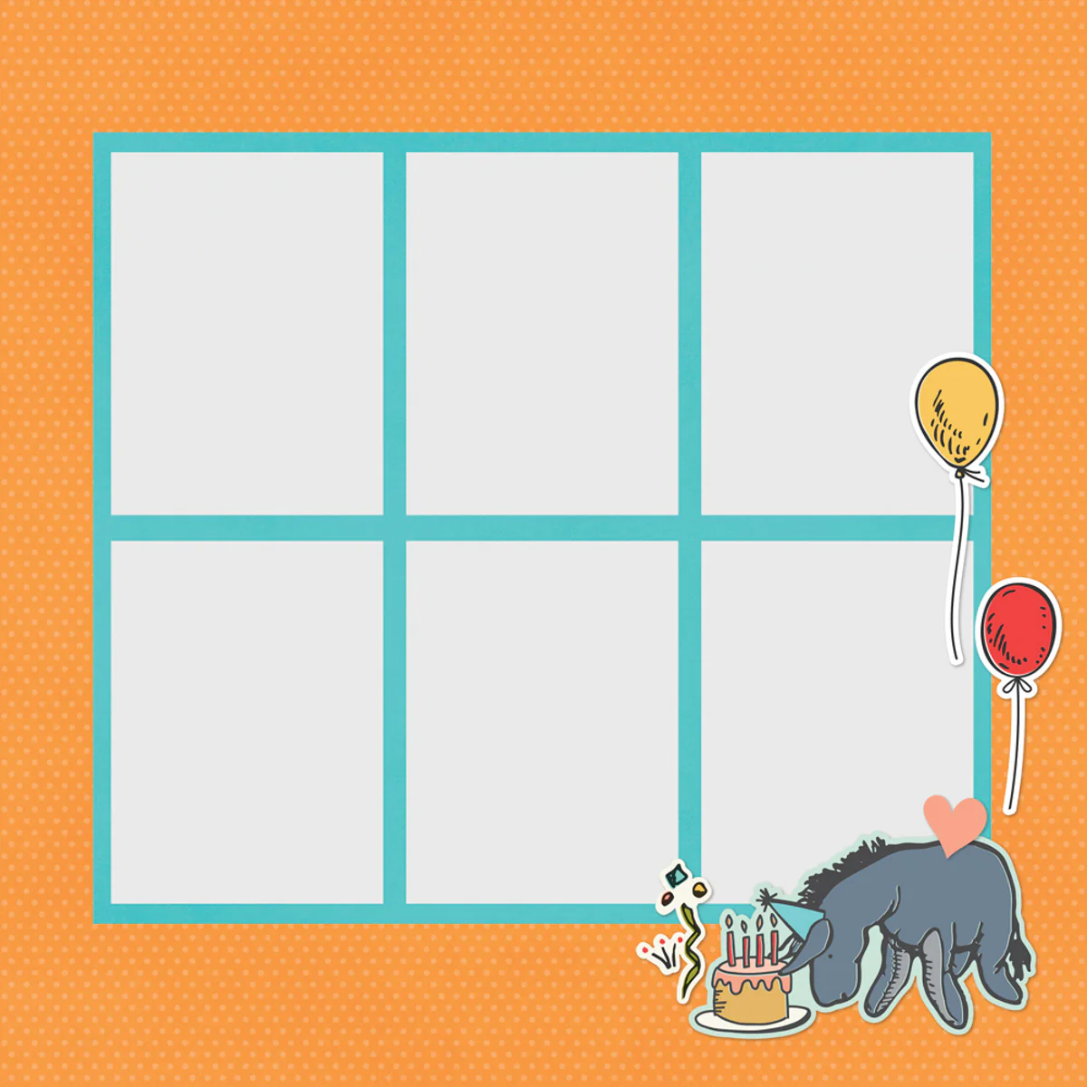 Simple Stories Say Cheese Classic Pooh Birthday - Simple Pages Page Pieces - Image 4
