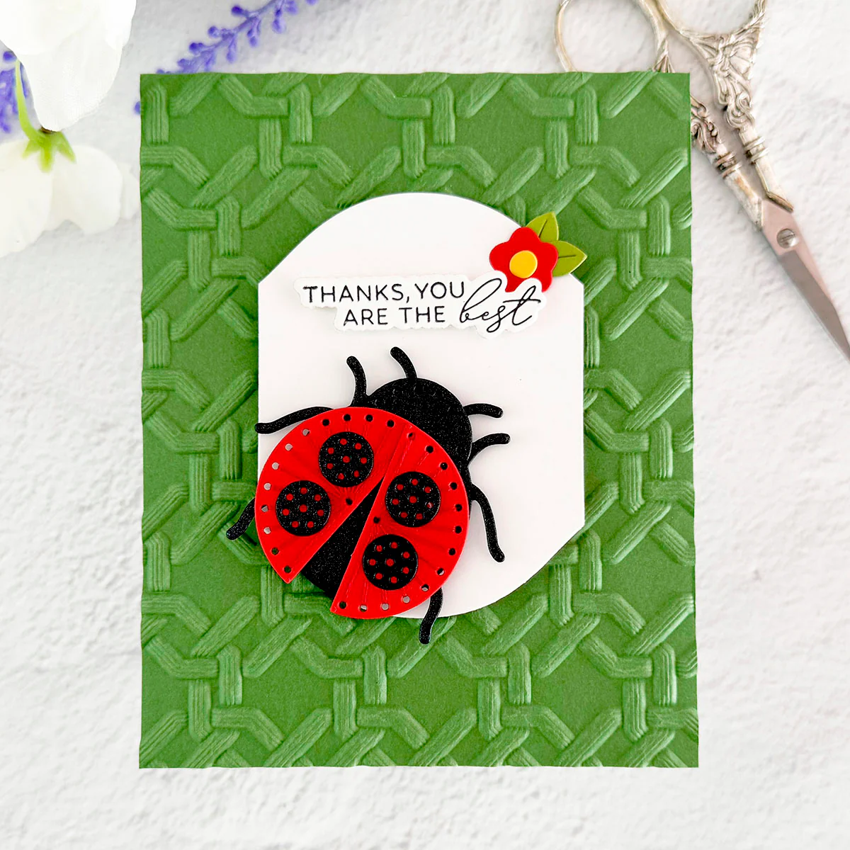 Stitched Ladybug - Stitching Die of the Month - Image 4