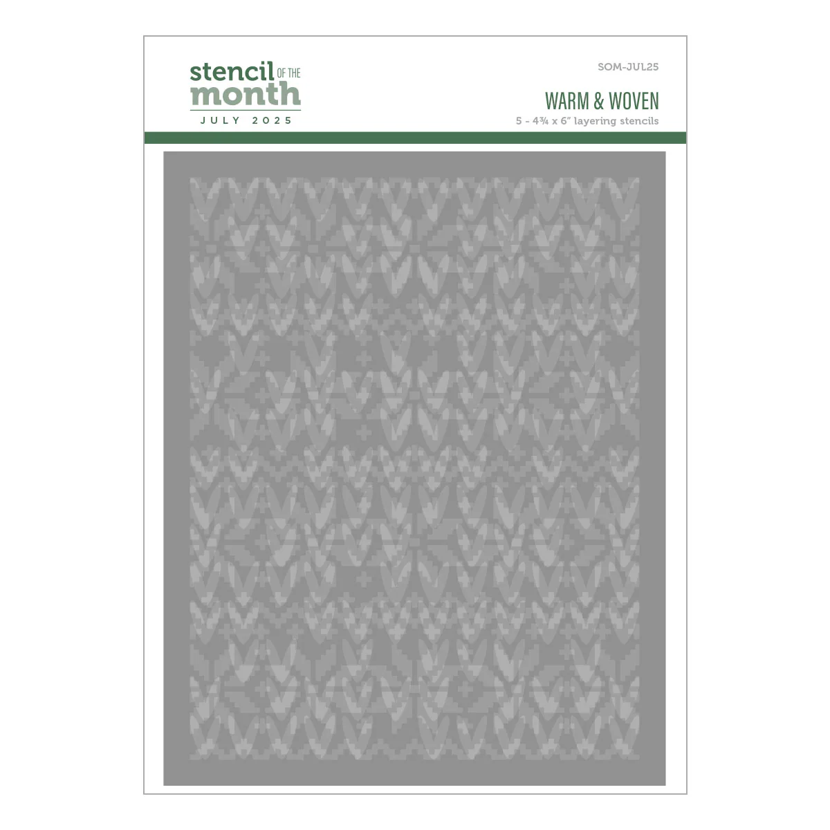 Warm & Woven - Stencil of the Month - Image 14